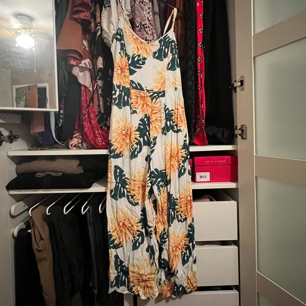 Zara Floral Jumpsuit